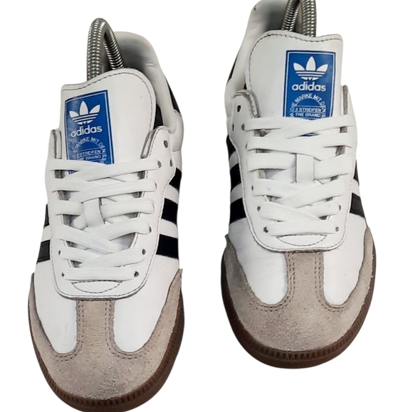 Adidas Samba OG Cloud WhiteCore Black (GS) 1E3675 Youth Sz. 5.5 |Women's Sz.7 - Picture 3 of 5